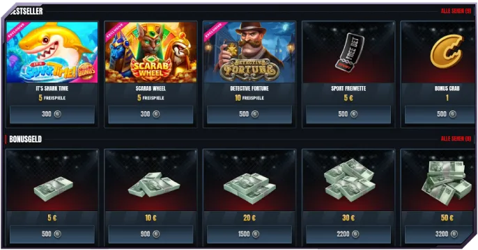 Glorion Casino Shop banner